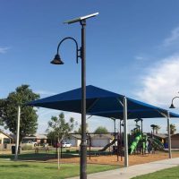 solar park lighting