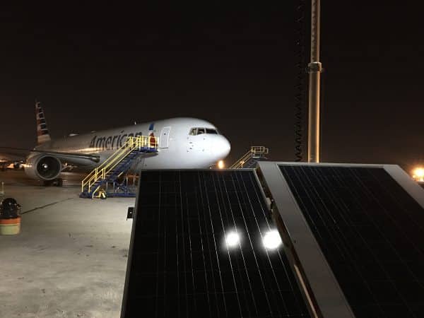 MOBILE SOLAR TOWER AIRPORT LIGHTING